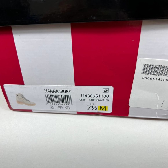 Circus by Sam Edelman Women's Lace Up Ankle Combat Boots Cream Size 7.5 NWB - Picture 5 of 5